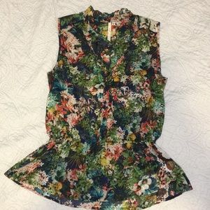 Bellatrix Floral Peplum Blouse